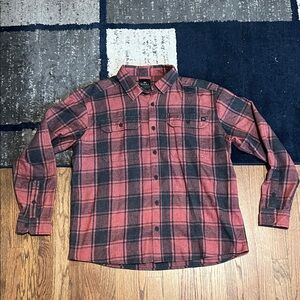 Sitka Gear Red Plaid Hardwood Heavyweight Flannel